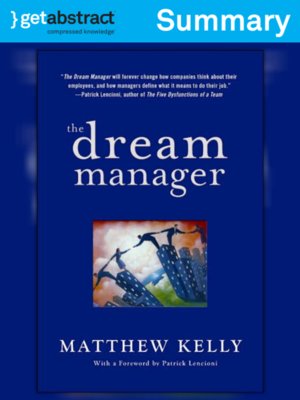 cover image of The Dream Manager (Summary)